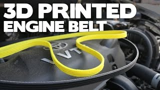 3D Printed Car Belt  Will It Run [upl. by Gaspar]