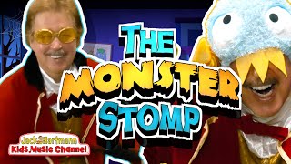 The MONSTER Stomp  Fun Halloween Dancing Pattern Song for Kids  Jack Hartmann [upl. by Ahsiekram]