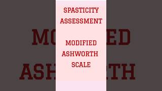 Modified Ashworth Scale GradingSpasticity Assessmentspasticitystrokeshortsvideophysicaltherapy [upl. by Ailegna]