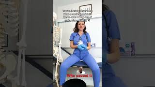 Pause nursing doctor scrub hospital funnyvideo funny yogasplit wwefunny relax failworld [upl. by Amoreta752]