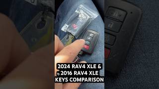 2024 Toyota RAV4 XLE Vs “Old” Keys Rav4 toyota shorts xle [upl. by Zinn]