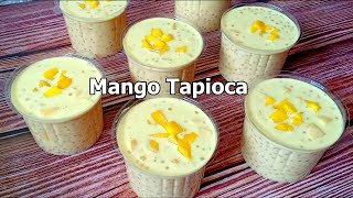 Mango Tapioca I Mango Sago Dessert Recipe l How to make Mango tapioca [upl. by Tannenbaum]