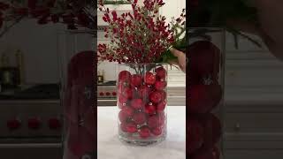 EASY amp ELEGANT Christmas Centerpiece DIY [upl. by Lianne956]