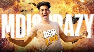 Bgmi live with friends  MDisCrazY [upl. by Sayres]