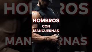 🔝 5 MEJORES EJERCICIOS de HOMBRO con MANCUERNAS en CASA [upl. by Desma]