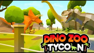 🦒🦖Playing Dino zoo Tycoon🦒🦖 Roblox [upl. by Fineberg]