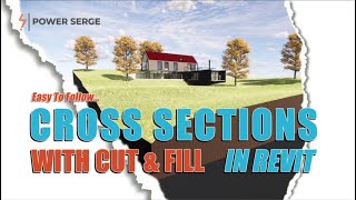 Cross Sections With Cut amp Fill in Revit [upl. by Eugeniusz]