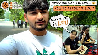 Induction Day 1 in lpu  how to report in lpu 2024  reporting day in lpu  lpu vlog [upl. by Lockhart159]