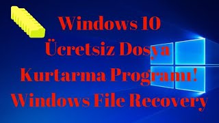 Windows 10da Silinen Dosyaları Kurtarma Programı Ücretsiz [upl. by Isabelita]