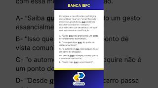 Questão 95 IBFC  Sintaxe Classe de palavras pronomes Oração subordinada adjetiva [upl. by Adnima438]