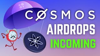 Cosmos Airdrops Incoming💥 5 Tokens to stake before it’s too late ⏰ ATOM [upl. by Allis]