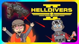 Surrounded by Chaos amp Candy  Sample Hoarders amp Hellpod Smashes  Helldivers 2  Funny Moments [upl. by Terrena]