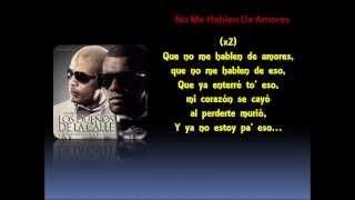 Pacho y Cirilo  No Me Hablen De Amores LETRA Reggaeton romantco [upl. by Faber578]