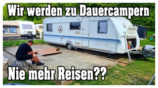 Wir werden zu Dauercampern 1  GanzjahresCampingplatz  Hobbyfamilie [upl. by Asiram]