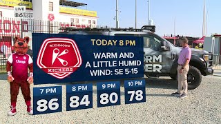 Richmond Kickers game forecast from City Stadium [upl. by Assirahs]