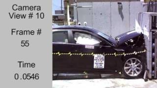 Crash Test 2009 Cadillac CTS Full Frontal NHTSA [upl. by Longmire]