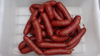 Homemade Venison Knockwurst  Knackwurst [upl. by Nnaaihtnyc]