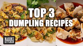 Top 3 Dumpling Recipes  Marions Kitchen [upl. by Marela]