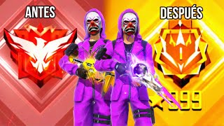 Así llegamos a GRAN MAESTRO en 20 minutos 😳🔥 Duelo de escuadras FREE FIRE [upl. by Euphemia]