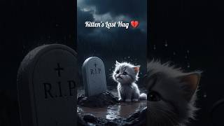 Kittens Last Hug 💔  kitten cute cat shorts [upl. by Funda172]