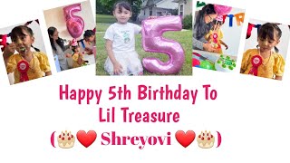 Shreyovi  5th Birthday Celebration  Nepali Family InCanada  Jesth 19  Late Post [upl. by Kobi]