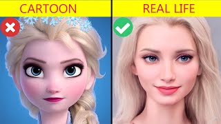 Realistic versions of Disney characters  Cartoon VS Life [upl. by Yttel275]