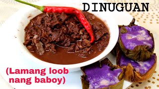 how to cook DINUGUAN  Bisaya style [upl. by Melas]