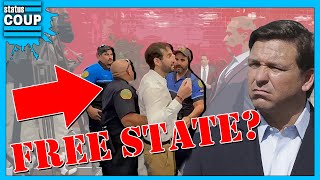 Journalists KICKED OUT of Ron DeSantis Press Conference for Challenging His Corporate Welfare [upl. by Wixted]