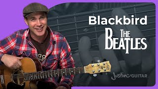 Blackbird Guitar Lesson  The Beatles  Accurate amp Detailed [upl. by Straus26]