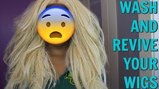 How To Wash DRY amp REVIVE Your Synthetic Wigs [upl. by Ronoc541]