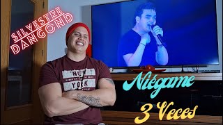 Reacción a Silvestre Dangond  Niégame Tres Veces Vivo [upl. by Adlesirg]