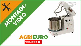 MontageVideo  Spiralkneter hohe Hydration Famag Grilletta IM 5S 10VHH [upl. by Shiverick]