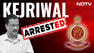 Arvind Kejriwal Arrested  Arvind Kejriwal Arrested By ED In Liquor Policy Case  NDTV 24x7 LIVE TV [upl. by Akins125]