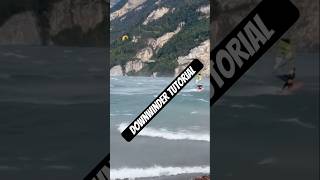 Downwinder tutorial Vía theswisssenders kitesurf kiteboarding kitefoil kitesurfing [upl. by Nyladnar]