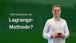 LagrangeMethode einfach erklärt  Grundlagen der Mathematik [upl. by Macfarlane]