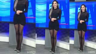 BÁRBARA CÁRDENAS BLACK MINI DRESS AND PANTYHOSE Pt5 [upl. by Mode866]