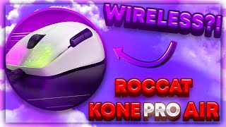 Is This The New Best WIRELESS Drag Clicking Mouse Roccat Kone Pro Air [upl. by Enilada]