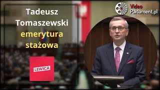 Tadeusz Tomaszewski  emerytura stażowa [upl. by Boccaj297]