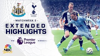 Newcastle United v Tottenham Hotspur  PREMIER LEAGUE HIGHLIGHTS  912024  NBC Sports [upl. by Inalial]