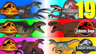 Jurassic WorldPast vs Jurassic WorldDominion [upl. by Minier]