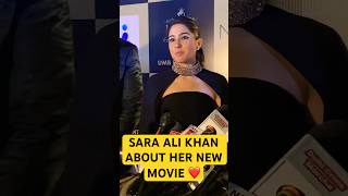 Sara Ali Khan about her new Bollywood Movie  Subscribe youtubeshorts saraalikhan bollywood [upl. by Dorrie]