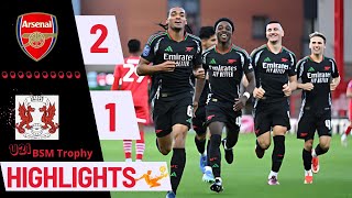 Highlights Arsenal Fc vs Leyton Orient U21 BSM Trophy ⚽Best match🔥HD [upl. by Ihsakat]