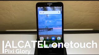 Alcatel OneTouch Pixi Glory Straight Talk Full Phone Unboxing and review A621BL [upl. by Asek]