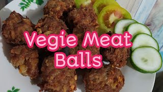 HOW TO MAKE VEGETABLE MEAT BALLS [upl. by Tullius331]