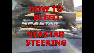 Bleed System for Seastar and Uflex Marine Steering Intro Only [upl. by Silden]