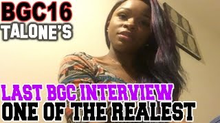 BGC 16 TALONE talks the REUNION Kandy Zee Her Music amp MORE [upl. by Payton]