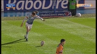 Rhys Patchells 3rd pen for Cardiff Blues brings them closer to Glasgow Warriors 6th Sept 2013 [upl. by Fraser]