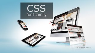 CSS урок 7 Свойство font family [upl. by Eellac371]