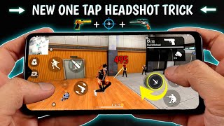 New One Tap Headshot Trick  2024  Handcam  Free Fire New Headshot Setting quot [upl. by Yelyr]