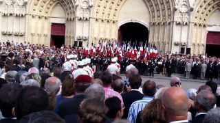 Enterrement Hélie Denoix de Saint Marc Eloge funèbre prononcé par le Général Dary [upl. by Ayaj]